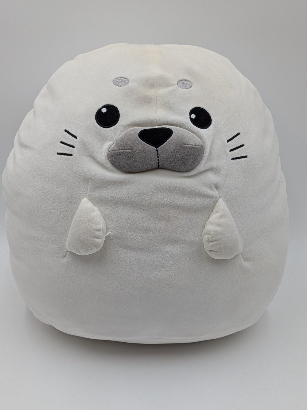 Tachippa Azarashi JB Large  White Plush Seal Stuffed Toy
